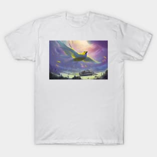 canary flying T-Shirt